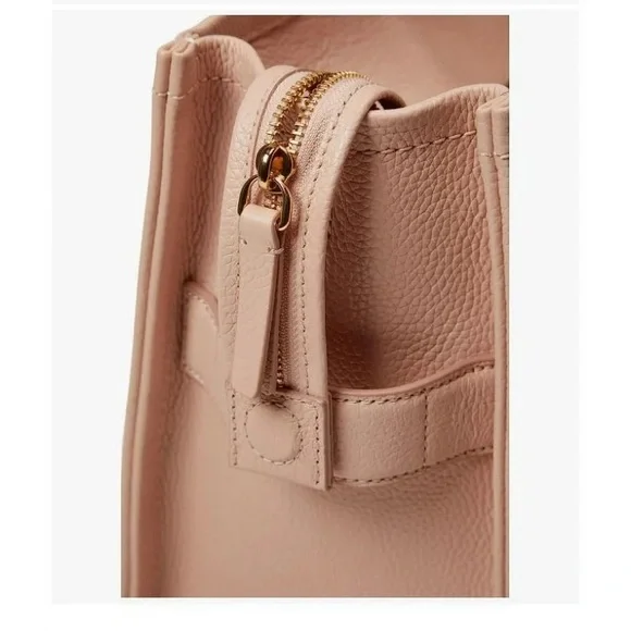 Marc Jacobs Rose Pink Medium Leather Tote Bag NEW! - Picture 13 of 14